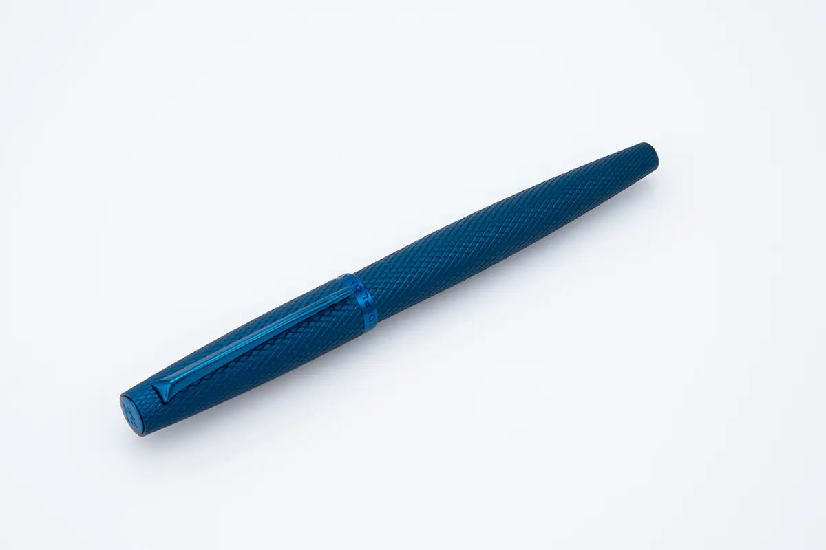 Viper Fountain Pen Viper Blue Guilloche - Fine/Medium