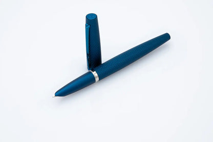 Viper Fountain Pen Viper Blue Guilloche - Fine/Medium