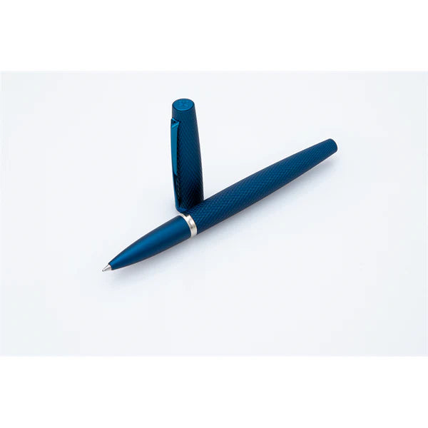Diplomat Rollerball Viper Blue Guilloche