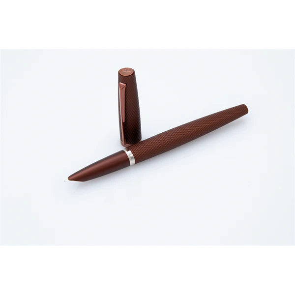 Diplomat Fountain Pen Viper Brown Guilloche - Fine/Medium