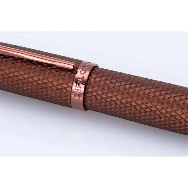 Diplomat Ballpoint Viper Brown Guilloche