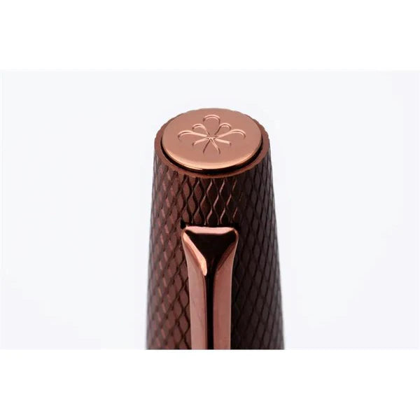 Diplomat Ballpoint Viper Brown Guilloche