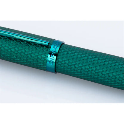 Diplomat Rollerball Viper Green Guilloche
