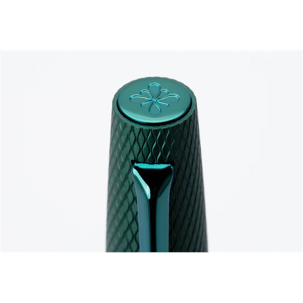 Diplomat Rollerball Viper Green Guilloche