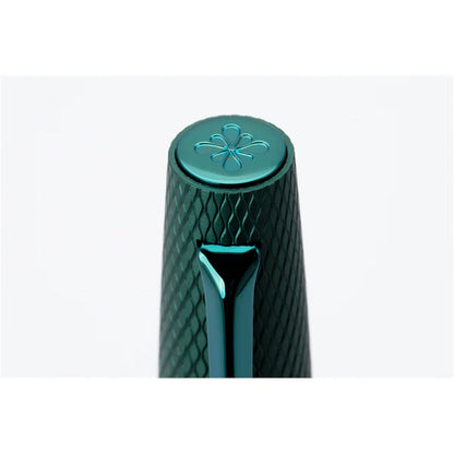 Diplomat Rollerball Viper Green Guilloche