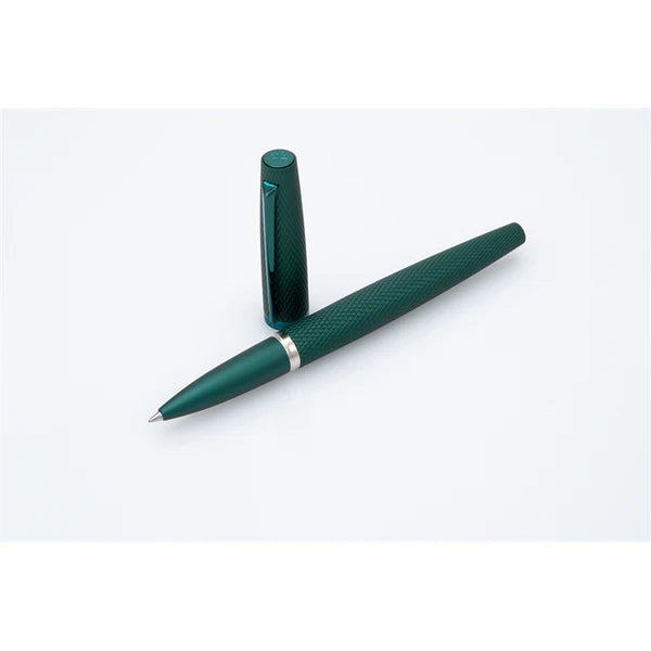 Diplomat Rollerball Viper Green Guilloche