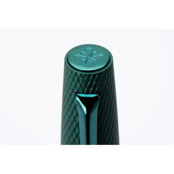 Diplomat Ballpoint Viper Green Guilloche