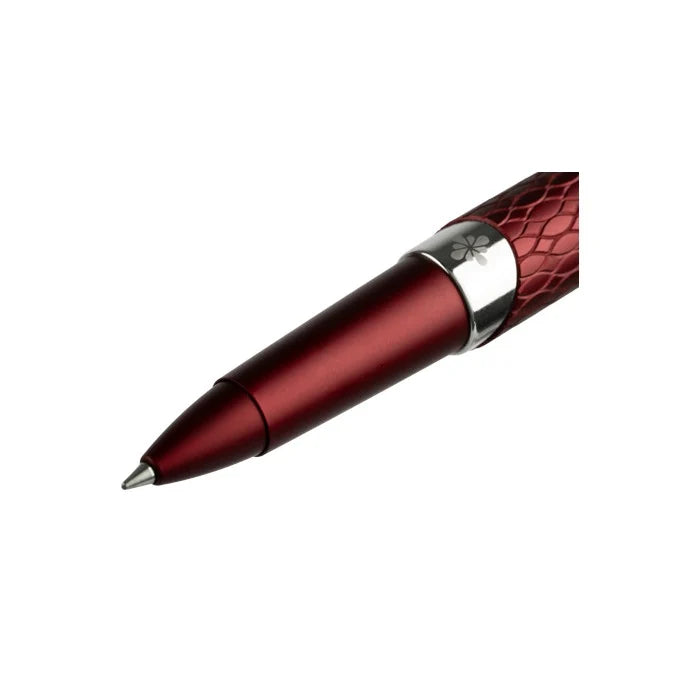 Cobra Burgundy Guilloché Rollerball Pen