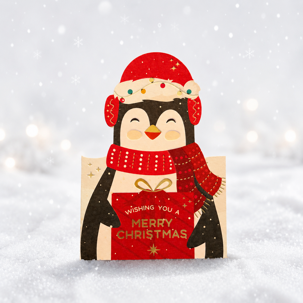 Taking Shape Christmas - Penguin