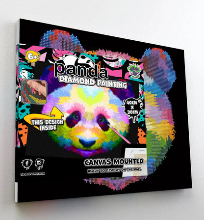 Panda Diamond Art Canvas Kit
