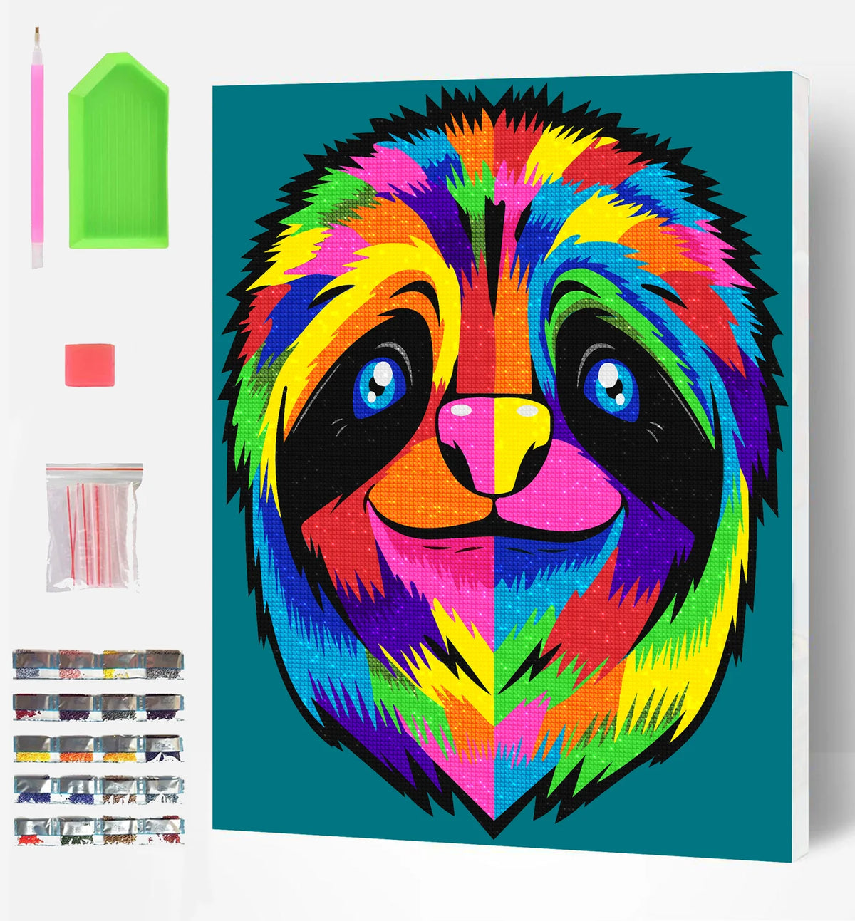 Sloth Diamond Art Canvas Kit