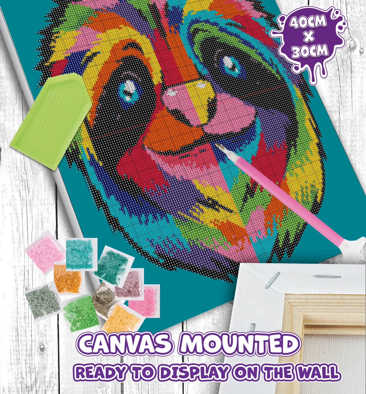 Sloth Diamond Art Canvas Kit