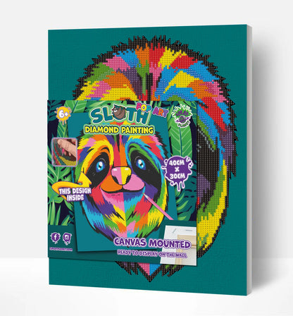 Sloth Diamond Art Canvas Kit