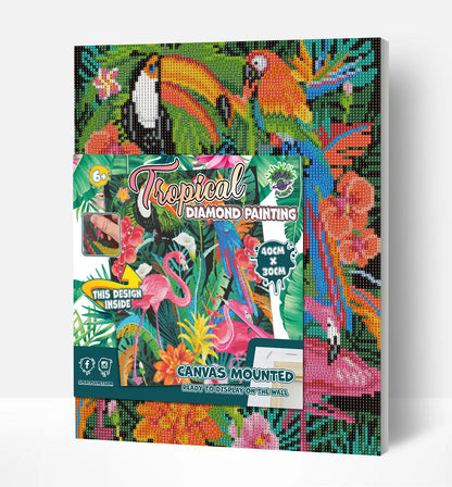 Tropical Diamond Art Canvas Kit