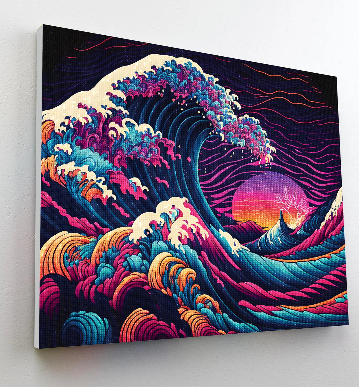 Great Wave Diamond Art Canvas Kit