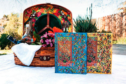 Paperblanks Delphine Slim Hardback Journal – Lined, 176 Pages – design detail