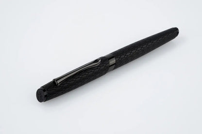 Cobra Matte Black  Guilloché Fountain Pen