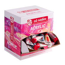 Talens Art Creation acrylic colour Metallic dispenser box of 12 ml tubes