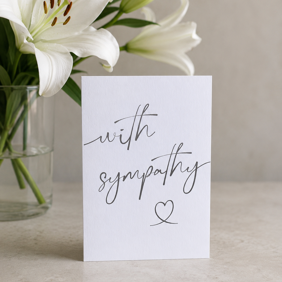 Dancing In The Rain With Sympathy Script Card by Heyyy