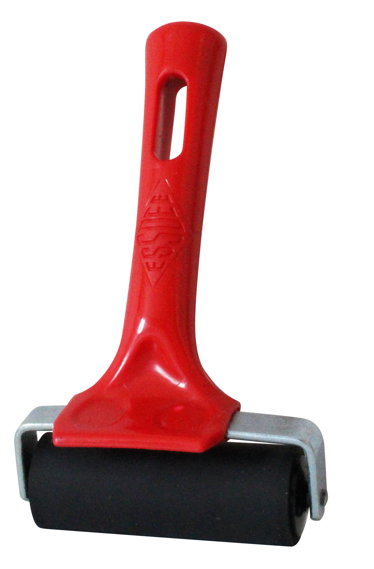 Essdee Hard Rubber Printing Roller 75mm, Red Handle (R3B)