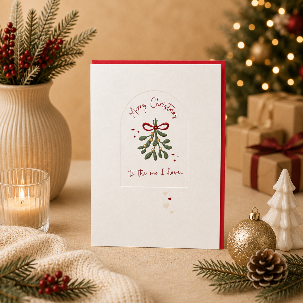 Copacetic Christmas To the One I Love Christmas Card by Heyyy