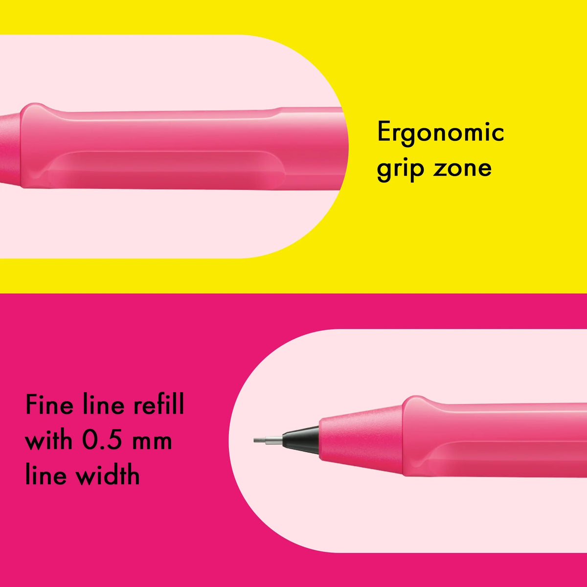 LAMY Safari Mechanical Pencil – Neon Pink