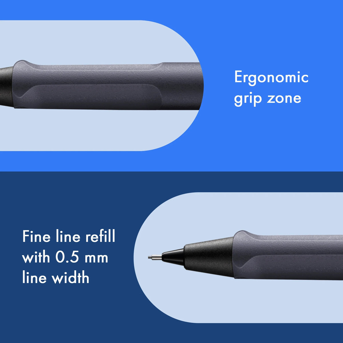 LAMY Safari Mechanical Pencil – Steel Black