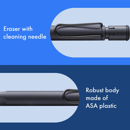 LAMY Safari Mechanical Pencil – Steel Black