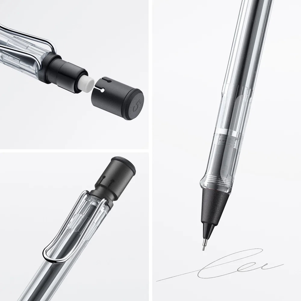 LAMY Safari Mechanical Pencil – Vista (Transparent) | 0.5 mm HB Lead