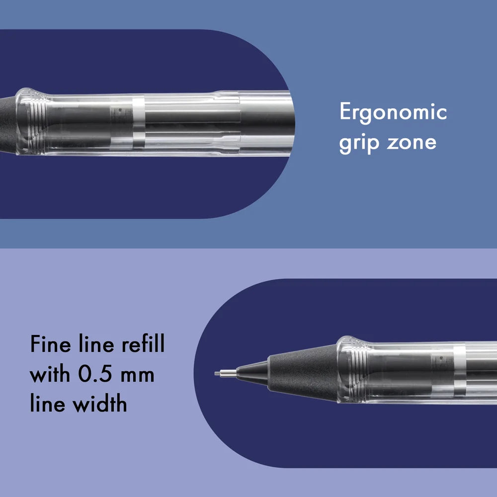 LAMY Safari Mechanical Pencil – Vista (Transparent) | 0.5 mm HB Lead