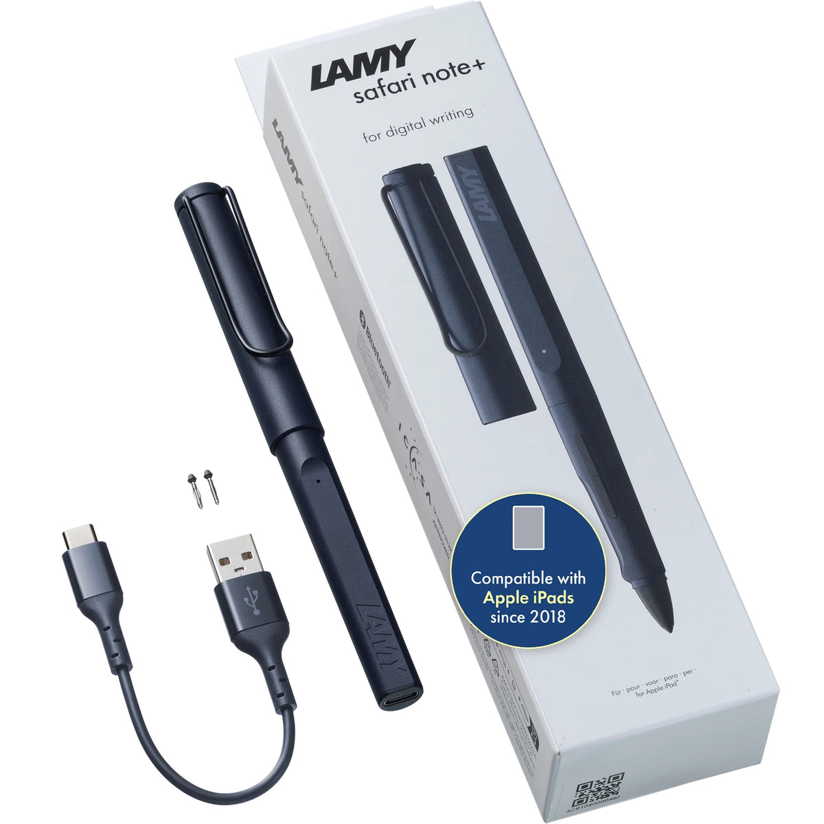 LAMY Safari Note+ Digital Pen for Apple iPad – Steel Black