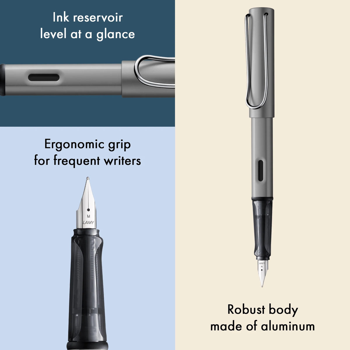 LAMY AL-star Fountain Pen – Graphite | Left-Handed (LH) Nib