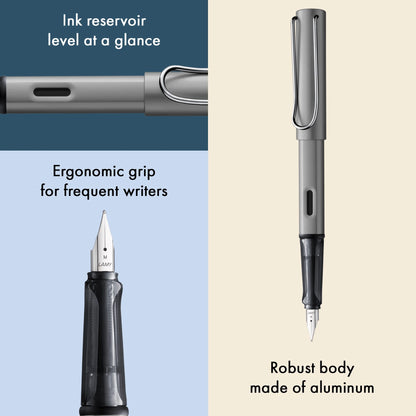 LAMY AL-star Fountain Pen – Graphite | Left-Handed (LH) Nib