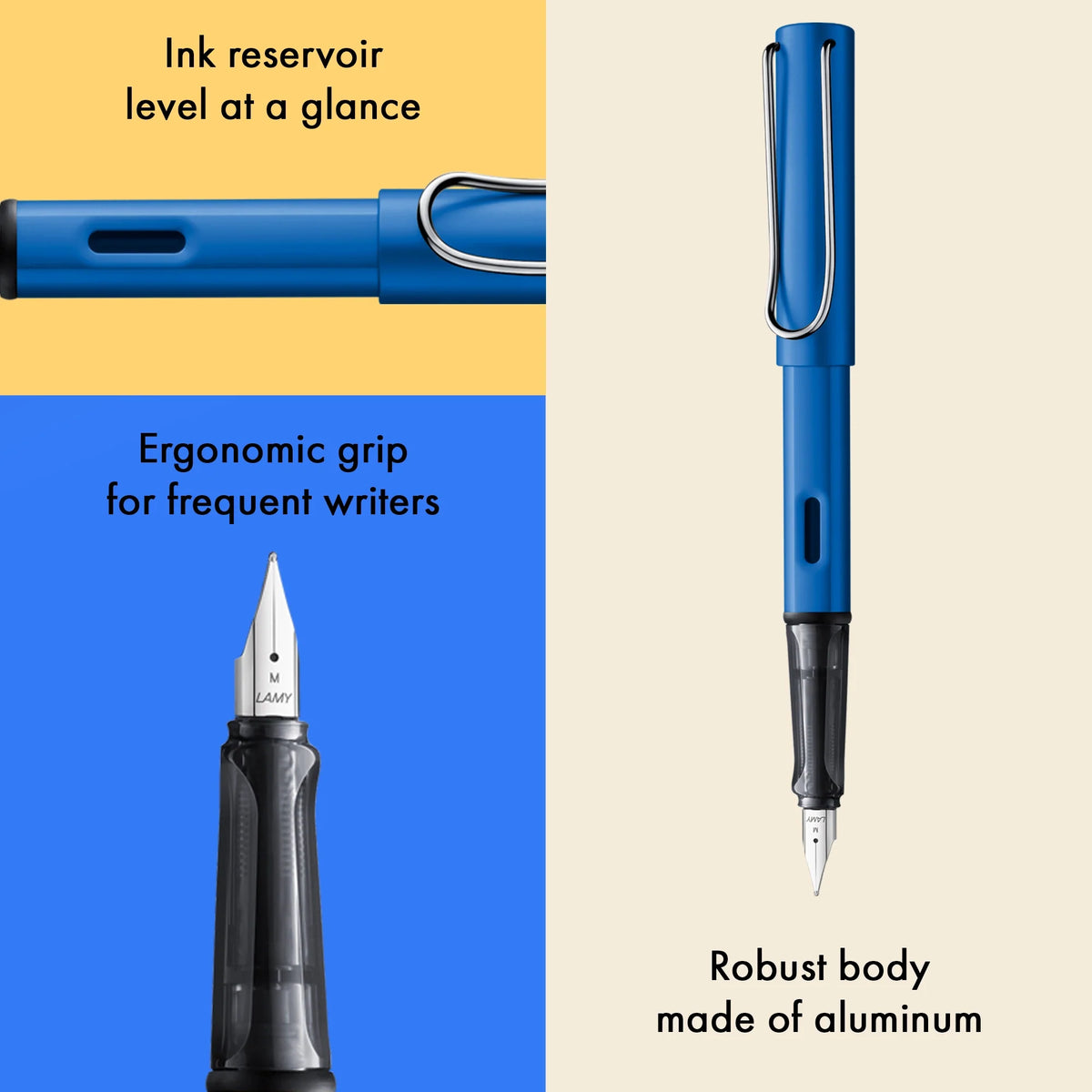 LAMY AL-star Fountain Pen – Ocean Blue | Extra Fine (EF) Nib
