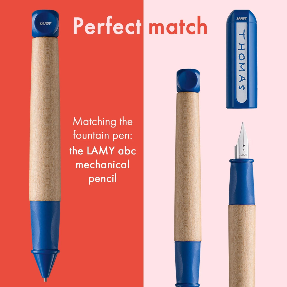 LAMY ABC Fountain Pen – Blue | Beginner (A) Nib