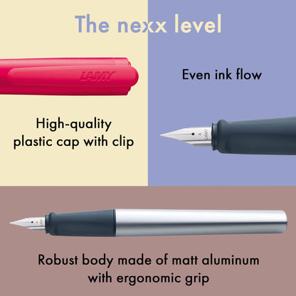 LAMY Nexx Fountain Pen – Crimson