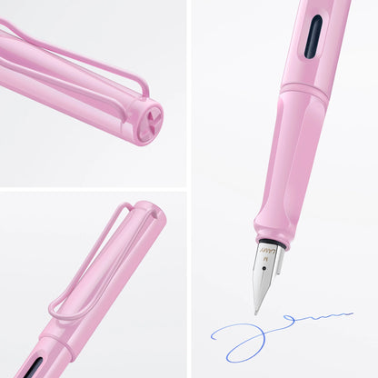 LAMY Safari Fountain Pen – Light Rose | Left-Handed (LH) Nib