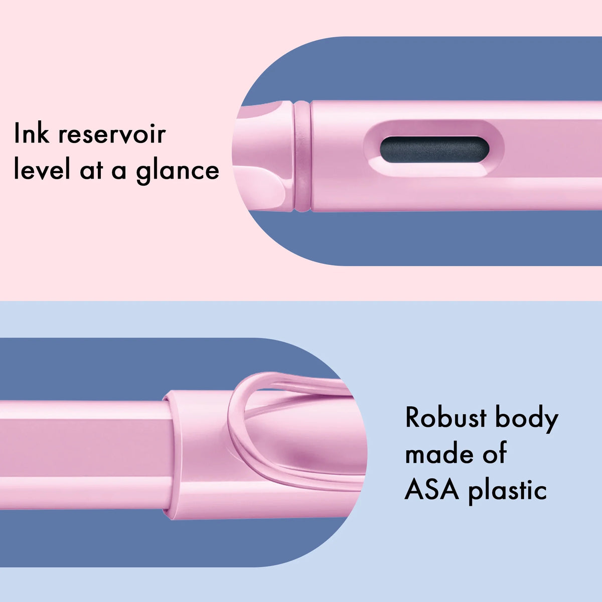 LAMY Safari Fountain Pen – Light Rose | Left-Handed (LH) Nib