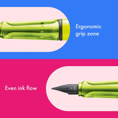 LAMY Safari Fountain Pen – Neon Yellow