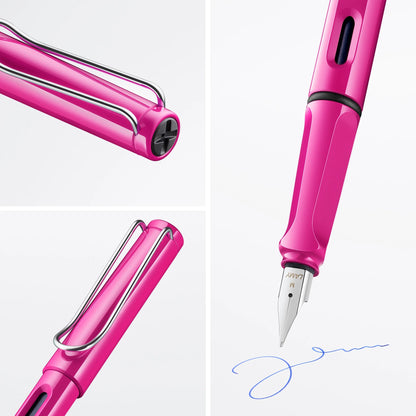 LAMY Safari Fountain Pen – Pink | Medium (M) Nib