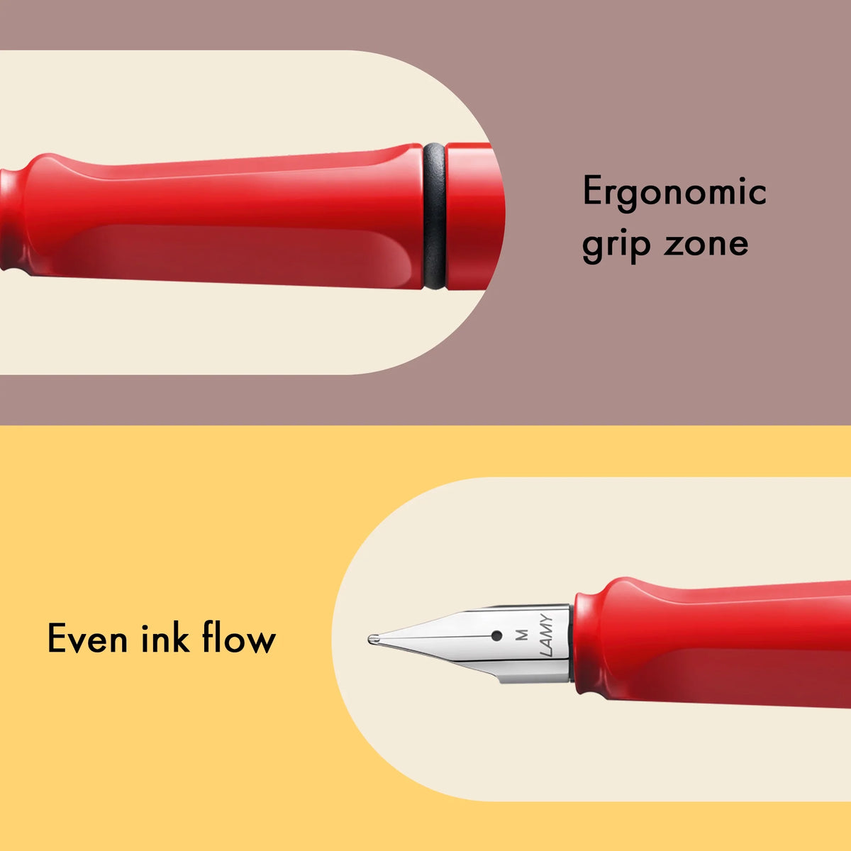LAMY Safari Fountain Pen – Red