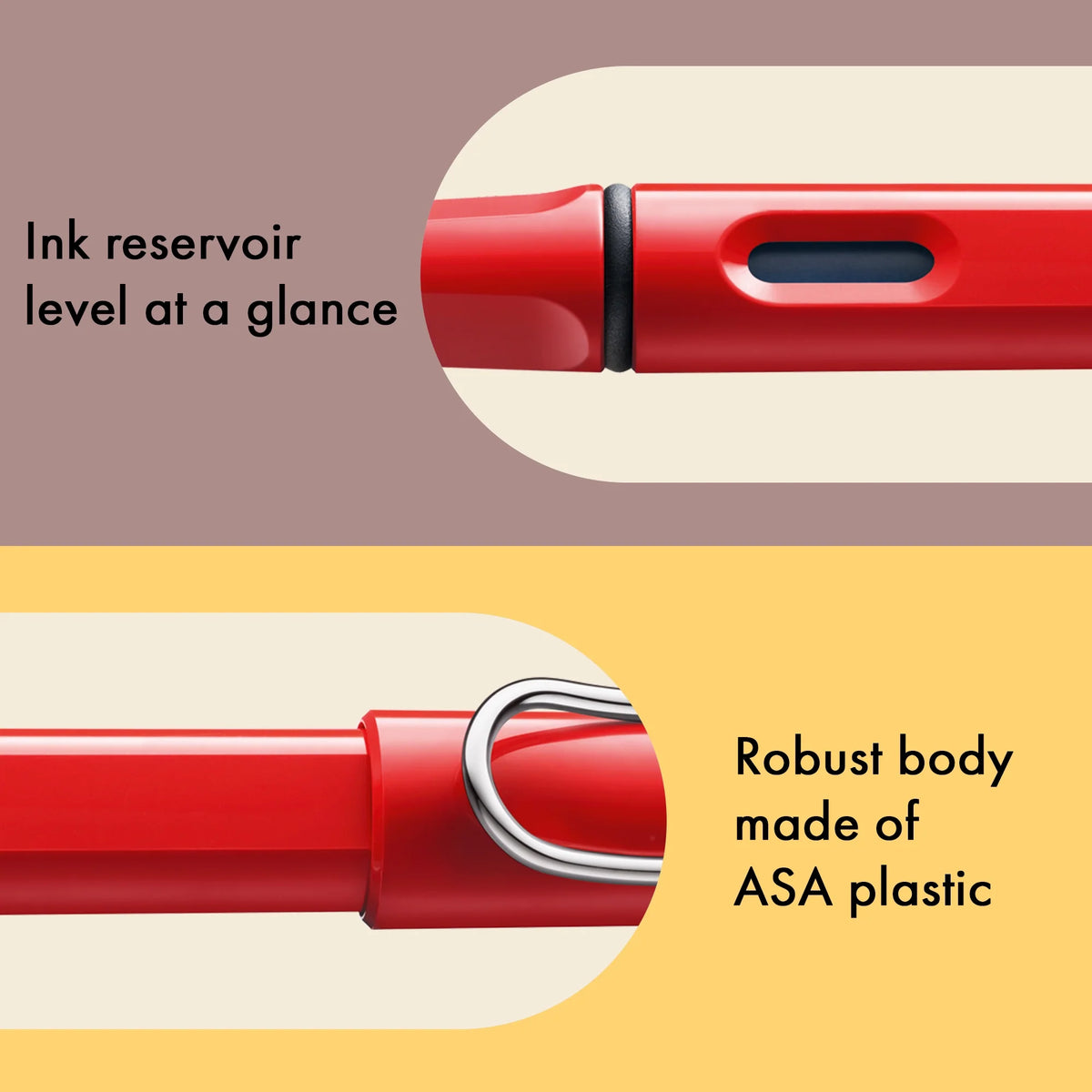 LAMY Safari Fountain Pen – Red | Left-Handed (LH) Nib