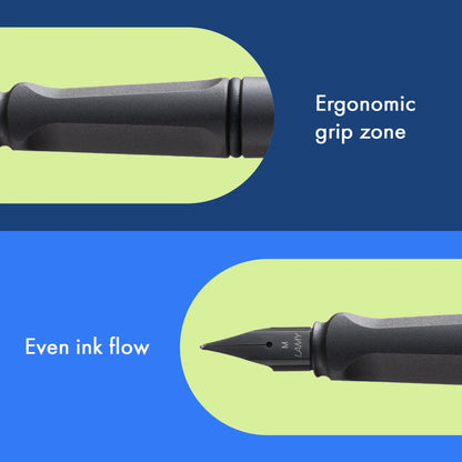 LAMY Safari Fountain Pen – Umbra | Left-Handed (LH) Nib