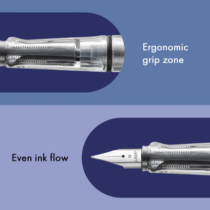 LAMY Safari Fountain Pen – Vista (Transparent)