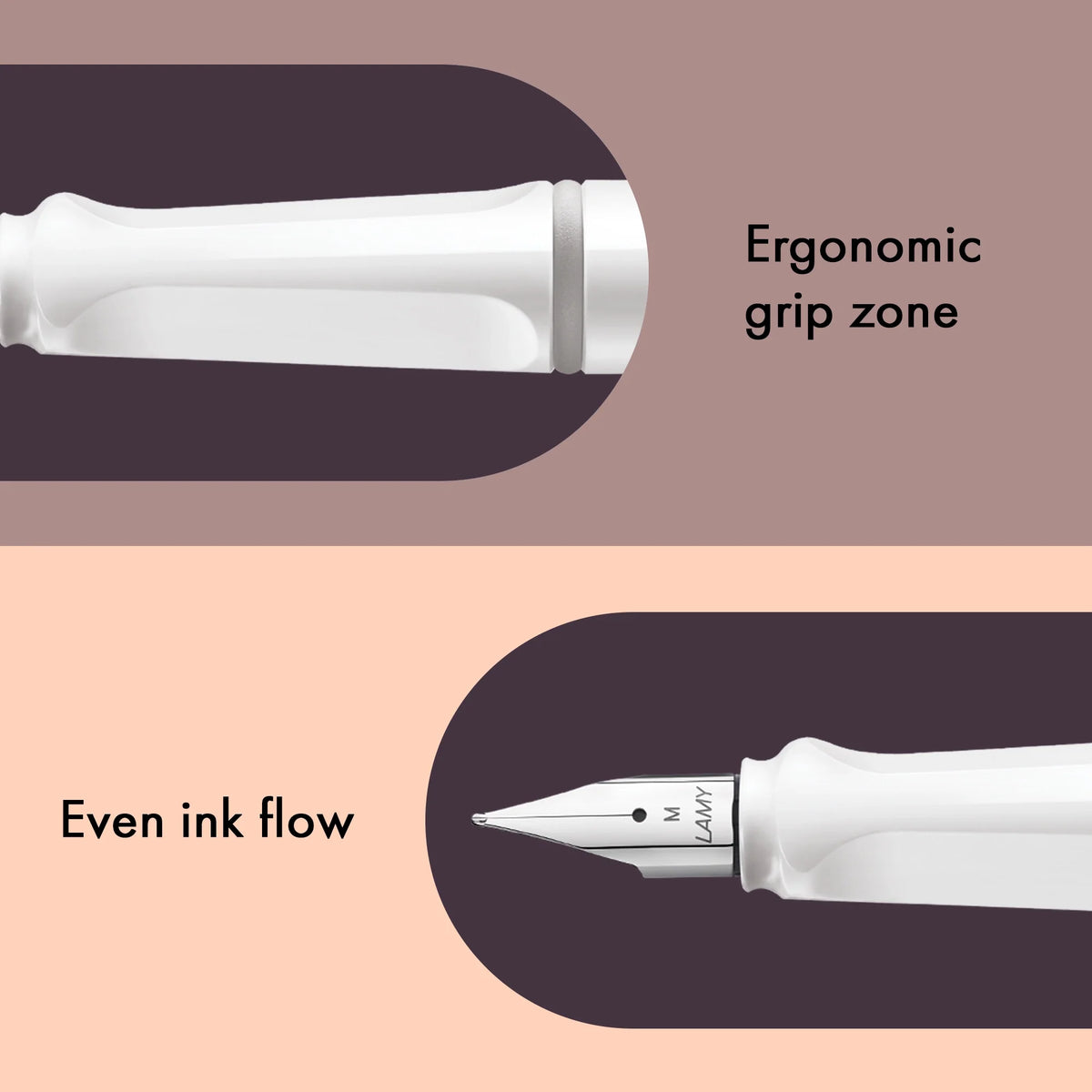 LAMY Safari Fountain Pen – White
