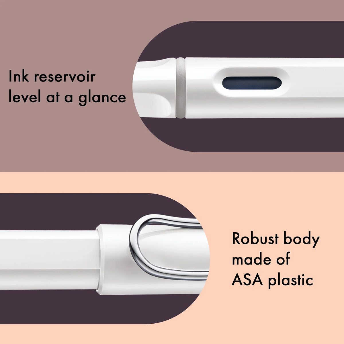 LAMY Safari Fountain Pen – White | Left-Handed (LH) Nib
