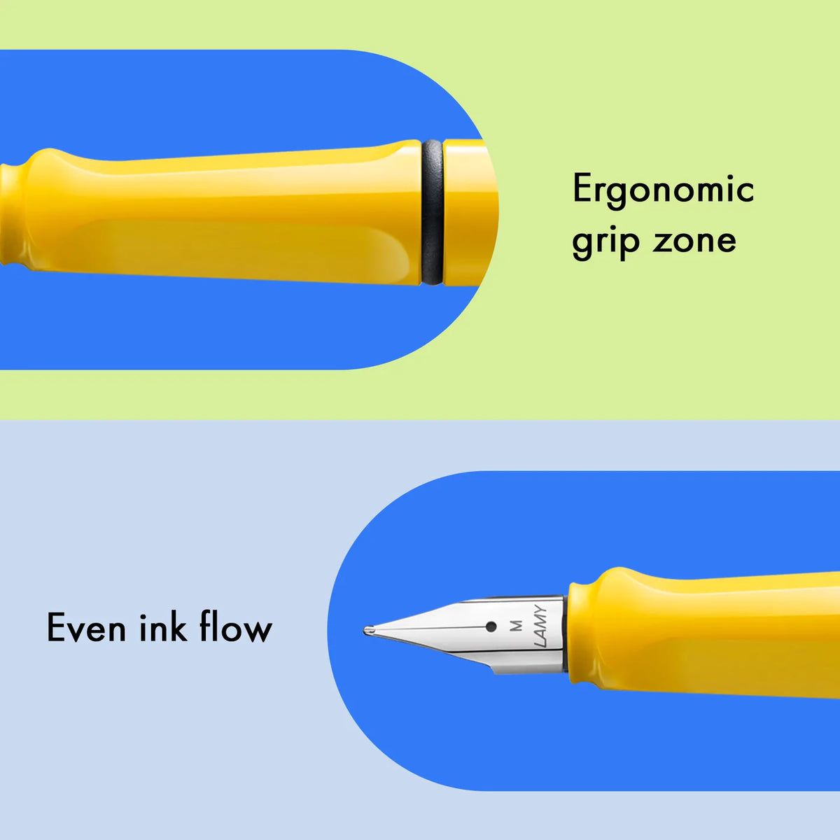 LAMY Safari Fountain Pen – Yellow | Medium (M) Nib
