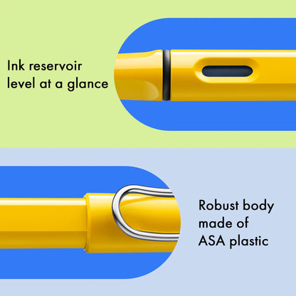 LAMY Safari Fountain Pen – Yellow | Medium (M) Nib