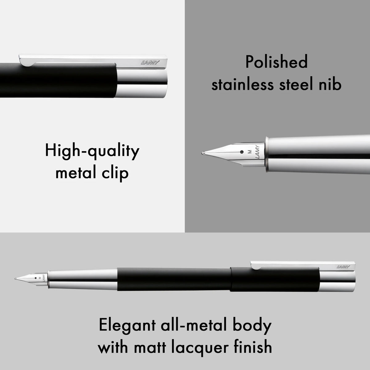 LAMY Scala Fountain Pen – Black