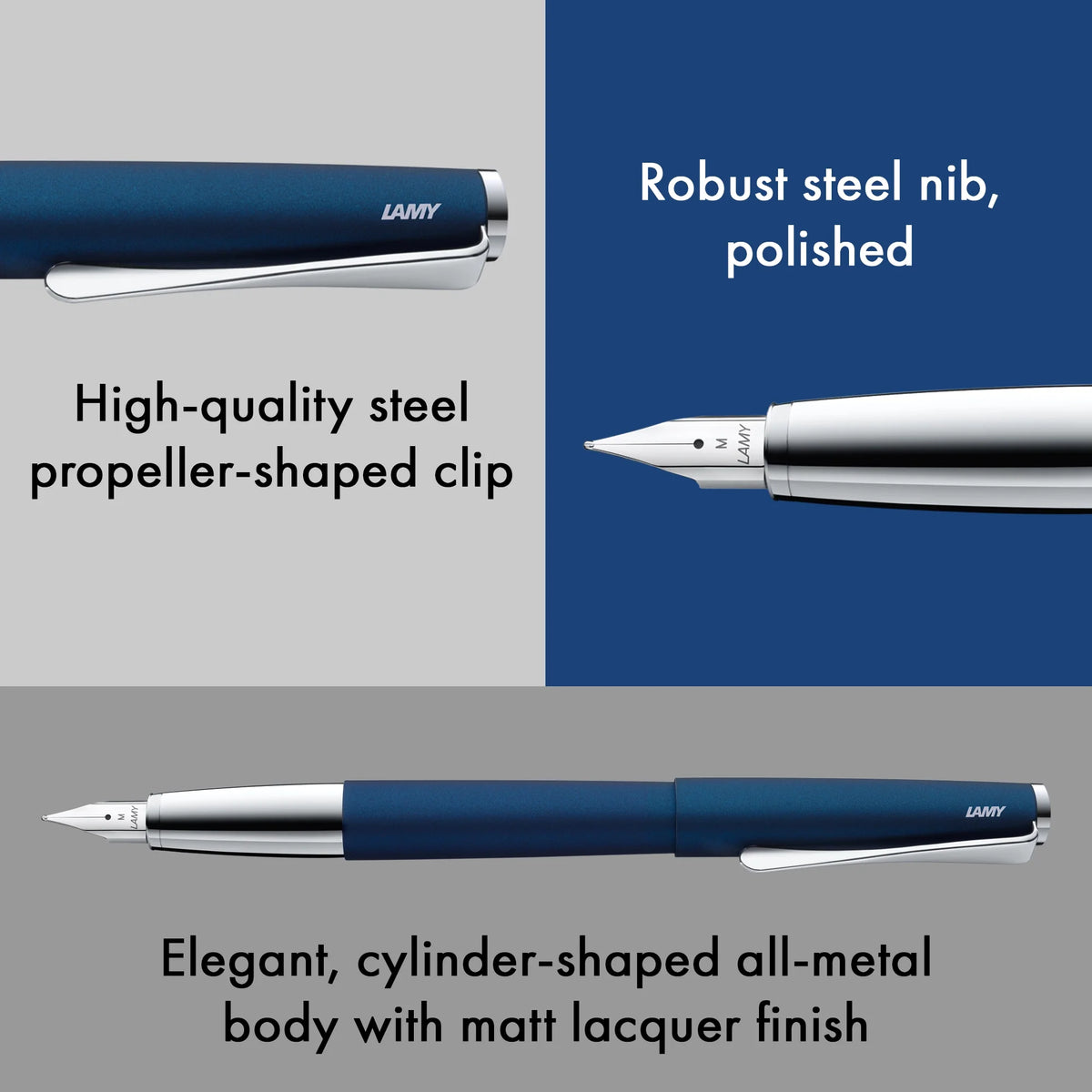 LAMY Studio Fountain Pen – Imperial Blue